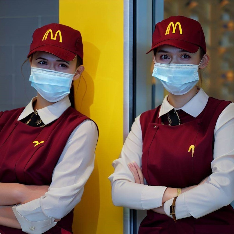 Formas tērpu dizains McDonalds